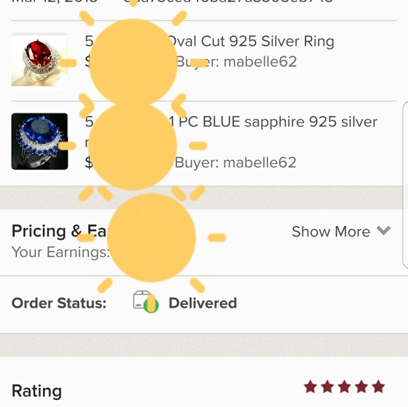 5⭐ RATED 925 sterling silver STAMPED ring - Picture 4 of 4